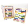 Classic Wooden Abacus 10 Rods Colorful 100 Beads Kids Baby Math Counting Games Educational Toy Preschool Learning Children's Toys. 