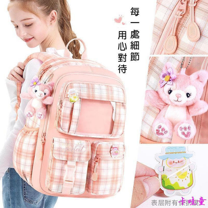 Girl's%20canvas%20backpack%20for%20school%20Trendy%20Japanese%20Style%20School%20and%20College%20bag%20for%20Girls%20-%20Image%205