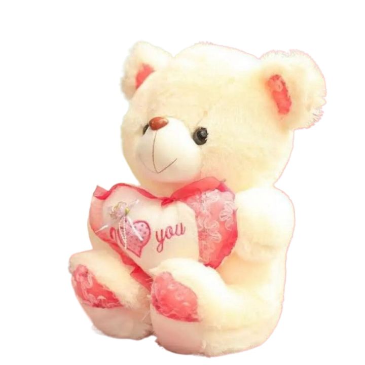 Teddy bear stuffed toy ( I LOVE YOU) - 9 INCHES