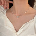 Pearls Butterfly Beaded Necklaces For Women Girls Vintage Retro Classic Style Butterfly Necklace Fashion Jewelry. 