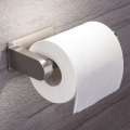 Self Adhesive Toilet Paper Holder-Bathroom Toilet Paper Holder Stand No Drilling Stainless Steel Brushed. 