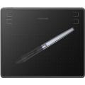 HUION HS64 Graphics Drawing Tablet Android Support Pen Tablet, 6x4 Inch Digital Graphics Tablet with Battery-free Stylus 8192 Pressure Sensitivity 4 Press Keys for Beginner, Extra 10 Pen Nibs Included. 