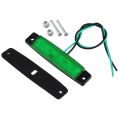 Super Bright Truck Side Marker Indicator Light Turn Signal Lamp 12V 24V LED Auto Car Bus Lorry Trailer Tail Warning Lamp Brake Lights. 
