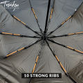 TRENDZIO Automatic Open Close with LED Flashlight Waterproof 10 Double Fiber Strong Ribs Wind Resistant UV Protection Double Fabric 2 Person Umbrella for Men Women. 