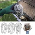 Leaf Filter Gutter Strainer Aluminum Downspout Filter for Leaves Roof S. 