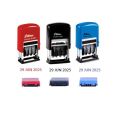 Shiny Self Inking Date Stamp Font Size 4mm S-400. 