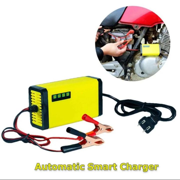 Universal 12V 4Amp Digital Smart Battery Charger BIKE