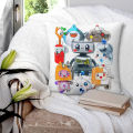 Rocky Lankybox Lanky Box Square Pillowcase Polyester Pillow Cover Velvet Cushion Decor Comfort Throw Pillow For Home Bedroom. 