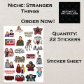 Stranger Things Stickers Best Quality Aesthetic For Stranger Things Lovers Enthusiasts Cool. 