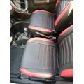 Car Genuine Seat Cover's Poshish Leather For New Suzuki Alto 660cc 2017-21 Red And Black. 