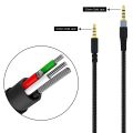 OFC Replacement Braided Aux Cable Extension Cord For JBL Quantum One 100 200 400 600 610 800 810 Performance Gaming Headsets. 