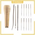 [FRENECI] 1 Set Sewing Shoe Repair Sewing Tool Needle Awl Leather Craft Boots Kit Tool. 