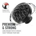 Soft Silicone Hair Scalp Massager Hair Scrubber Shampoo Brush. 