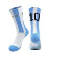 1/2PCS National team Professional Children youth Soccer Football Socks Messi Ronaldo Soccer Sock Kids Above Knee Long Breathable. 