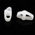 1 Pair Silicone Two Hole Toe Separator Gel Foot Fingers Thumb Valgus Protector Bunion Adjuster Hallux Valgus Guard Feet care. 