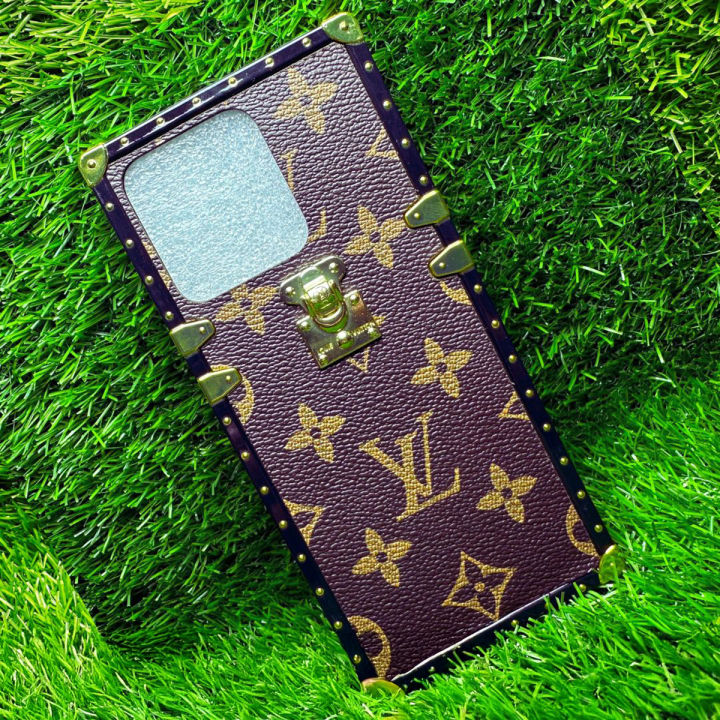 Realme C51/C53 LV Pattern Back Cover, Square Design, Stylish and Protective Case