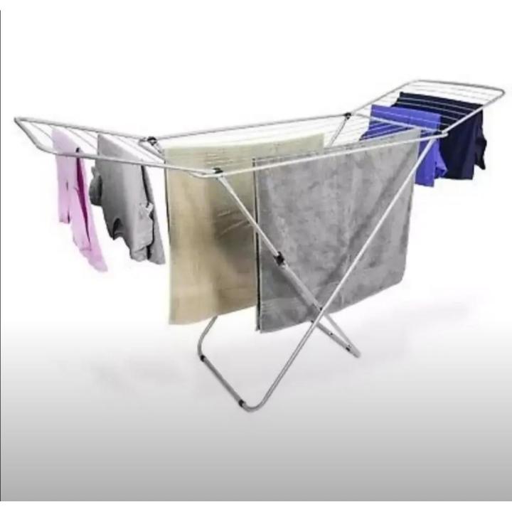 Folding Clothes Hanger Dryer Standing Hanger Garment Drying Rack