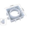 Tube Vase Flower Resin Mold Kit DIY Handmade Test Tube Pot Silicone Moulds Home Decoration Living Room Office Table Vase. 
