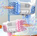 Space Rocket Bazooka Bubble Gun Electric Automatic Bubble Makers Bubbles Machine Toys Bazooka 2in1 Cap 8 & 36 Holes Bubble Gun Toy For Pool Party, Summer Vacations, Birthday Party Small bubble shooter gun bubble machine Perfect for kids indoor use-outdoor. 