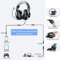 Oneodio A71D Fusion Fixed Wired Over Ear Headsets with detachable B00M Mic 40mm Driver Super EQ Bass Studio Headphones Professional Monitor Recording In-Line Mic For PC Laptop Mobile Home Office Super Gaming Experience Best Price. 