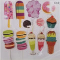 DONUT THEME PROP PACK 12 PCS BIRTHDAY PARTY DONUT PROP. 