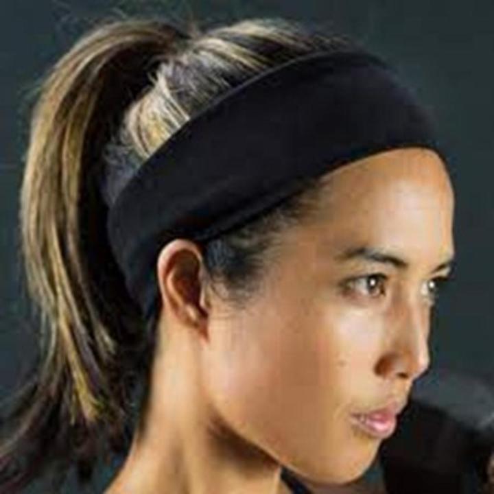 1Pc  Sports head band Headband Elastic Girls Hairband Lady Hair Bands No Slip Stay on Knotted Head Band Hair Accessories for Women/ Girls