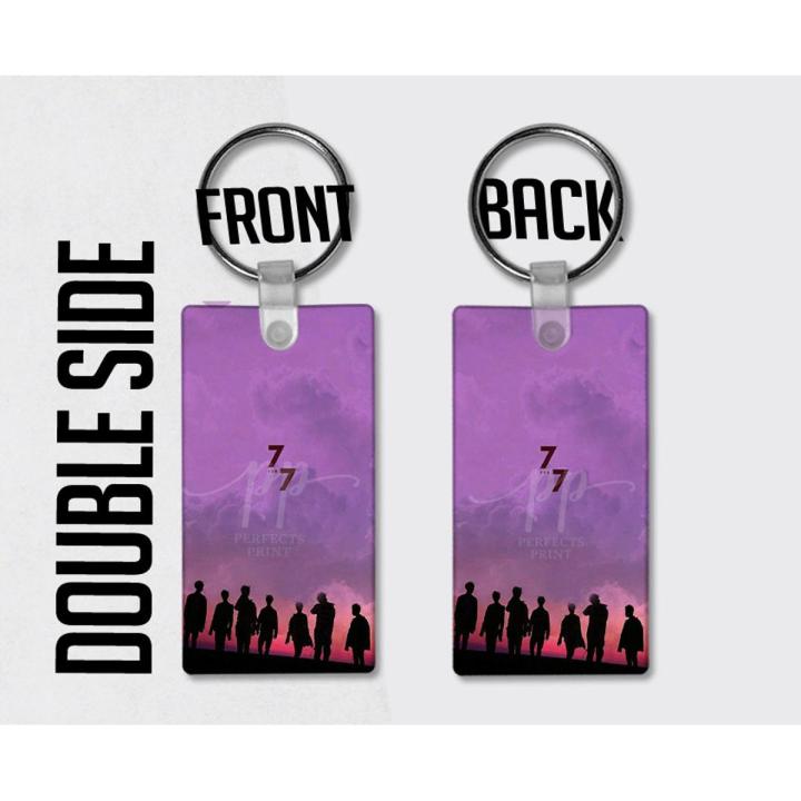 BTS Got7 7 for 7 Album Cover School Bag Keychain