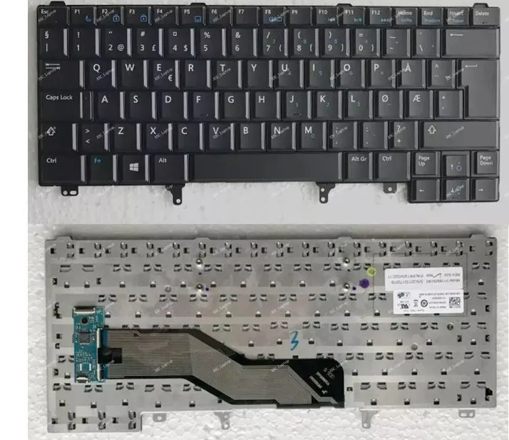 Laptop%20Notebook%20Keyboard%20For%20DE%20Latitude%20E5430%20%20P/N%20%20PK13VG1A00%20%E2%80%93%20Black%20-%20Image%208