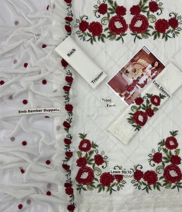 Summer%20Collection%202025%20%20Brand:%20Charizma%20FABRIC:%20LAWN%2090/70%20%20Front%20full%20embroidered%20Daman%20patch%20embroidered%20Sleeves%20full%20embroidered%20Plain%20back%20Dyed%20trouser%20Bamber%20Embroidered%20duppata%20-%20Image%203