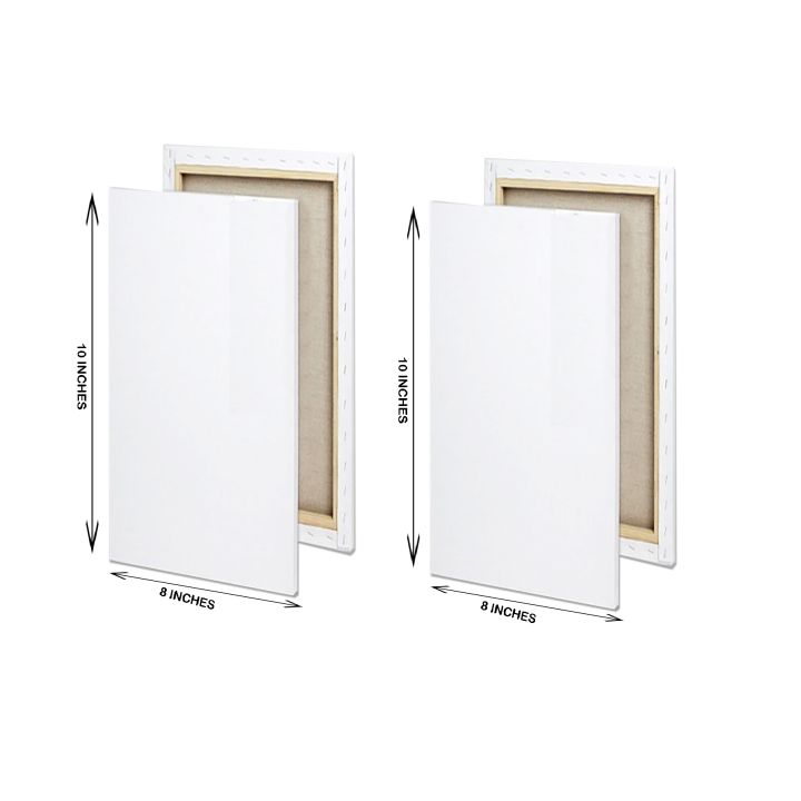 2 Piece Of 8X10 Inches Canvas For Painting - 8 x 10 Canvas Board