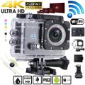 Waterproof Sport Video Camera 4K WiFi Action Camera Camera -hd 1080p, Bike Camera Underwarter Camera 4K with Multi Accessories for Snorkeling. 