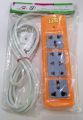 Extension Board with 5 Sockets (3 simple + 2 universal sockets) with 3 meters long Copper wire. 