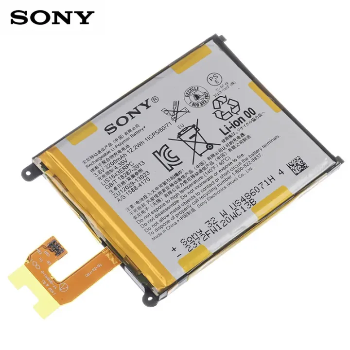 Sony%20100%25%20Original%203200mAh%20LIS1543ERPC%20Battery%20For%20SONY%20Xperia%20Z2%20L50w%20Sirius%20SO-03%20D6503%20D6502%20Phone%20High%20Quality%20Battery%20-%20Image%202