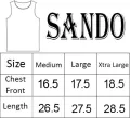 Cotton Jersey Printed Gym Sando Tanks Top For Men. 