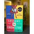 Lessons in Chemistry Book by Bonnie Garmus. 