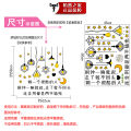 Creative cute text warm wall decoration stickers personality room bedroom bedside living room background wall stickers. 