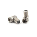 5PCS 90 Degree F Male Female Connector Adapter Coaxial Cable RG6 RG59 Cuilei. 