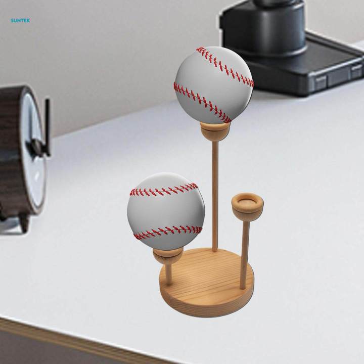 Baseball%20Display%20Stand%20Portable%20Table%20Centerpieces%20Wood%20Seat%20for%20Collections%20Crystal%20Ball%20-%20Image%204