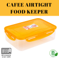 CAFE??  PACK OF 2( 650ml )AIRTIGHT FOOD KEEPER, CAFE?? AIRTIGHT FOOD KEEPER, Easy Gripping Food Saver ,Food Storing Container, Food Storage Box , Vacuum Sealed Food Container, Leak-proof Food Storage Box. 