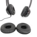 Logitech H390 Ear Pads 1 Pair Soft Memory Foam Replacement Cushions for headgear , Comfortable Protein Leather, Noise-Isolating, Easy Install, 2 paces  Durable headphones Ear Cups,  Foam Best H 390 Earpads Thick Quality H390 headset ear pad covers sponge. 