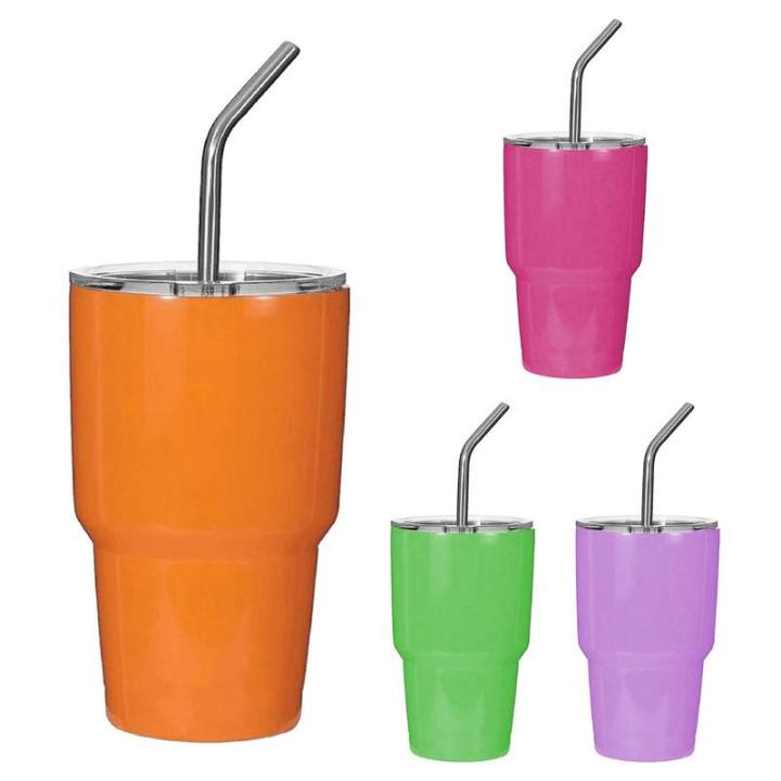 Sublimation Tummbler Blank Water Bottles Tumbbler Double Wall Stainless Steel Vacuum Insulated Travel Mug Cup Flex Straw Metal