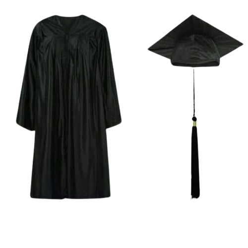 Convocation Gown - Graduation gown, Cap, Tassel Set for Bachelor and Master Graduation - Adult - Teacher Gown - Lawyer Gown General Size for Adult