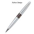 Pilot Metropolitan 02 Animal Silver Python Ballpoint Pen. 
