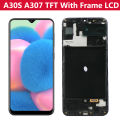 LCD With Frame For Samsung Galaxy A30s A307 Display Touch Screen Digitizer Assembly Replacement Parts A307F A307G. 