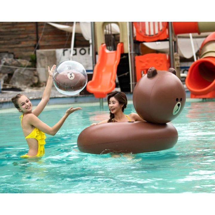BROWN%20BEAR%20TRAVEL%20SWIMMING%20FLOAT%20LINE%20FRIENDS%20BROWN%20and%20SALLY%20RING%20TUBE%20%20105X85CM%2014+%20-%20Image%205