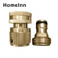 Hose Connector Rustproof Brass Garden Hose Adapter Quick Connector for Leak-proof Fitting Southeast Asian Buyers' Choice Male Hose Connector. 