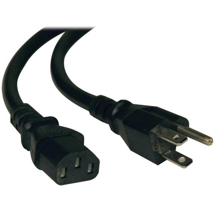 Power cable Power cord connects your computer, monitor or printer to a power strip, wall outlet or PDU, with the connector sitting flush against the outlet