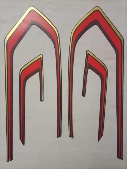 Tanki Tapa Sticker 1984 Model Honda 70  ( COMPLETE SET )