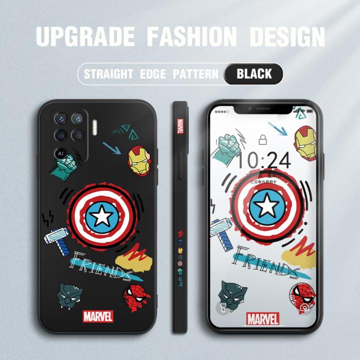 Jizetin for OPPO F19 Pro / A94 Case Creative Cartoon Hero Props Design Phone Case Soft and Thin Liquid Silicone Protective Case