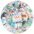 10 PCS High Quality PVC Medical Stickers Medical Tools Stickers For Medical Students Nurses Doctors Paramedics Luggage Laptop IPad Gift Journal Books Stickers. 